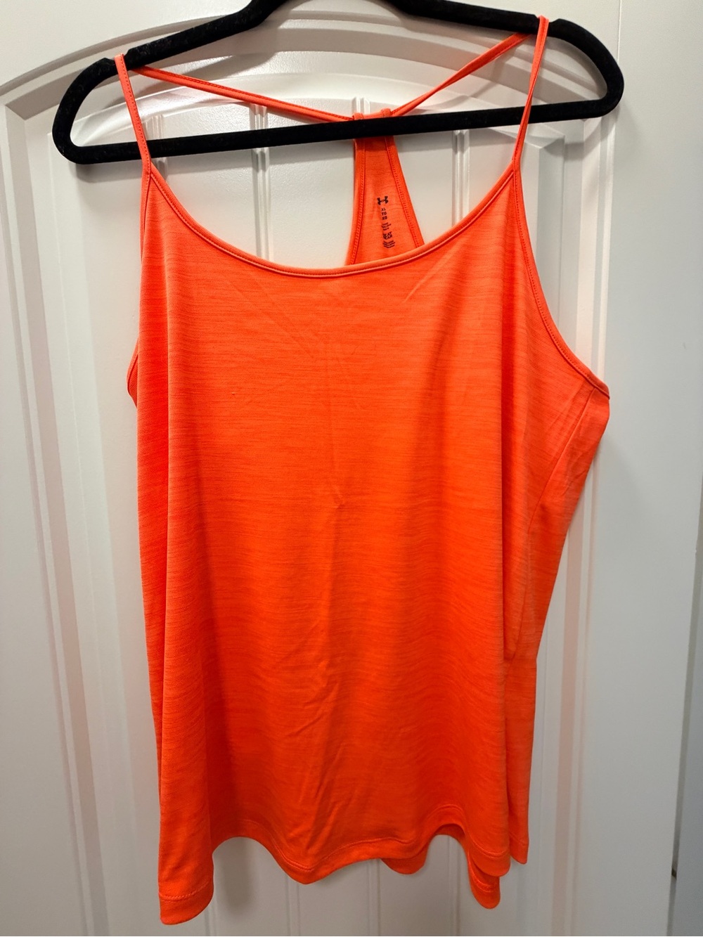 Under Armour Neon Orange Cross-Back Camisole